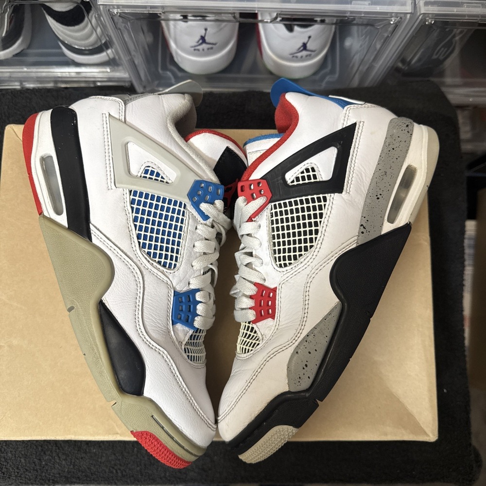Jordan Air Jordan 4 Retro SE What The 4-Size 8 Men/ 9.5 W- Rep box - Picture 3 of 11